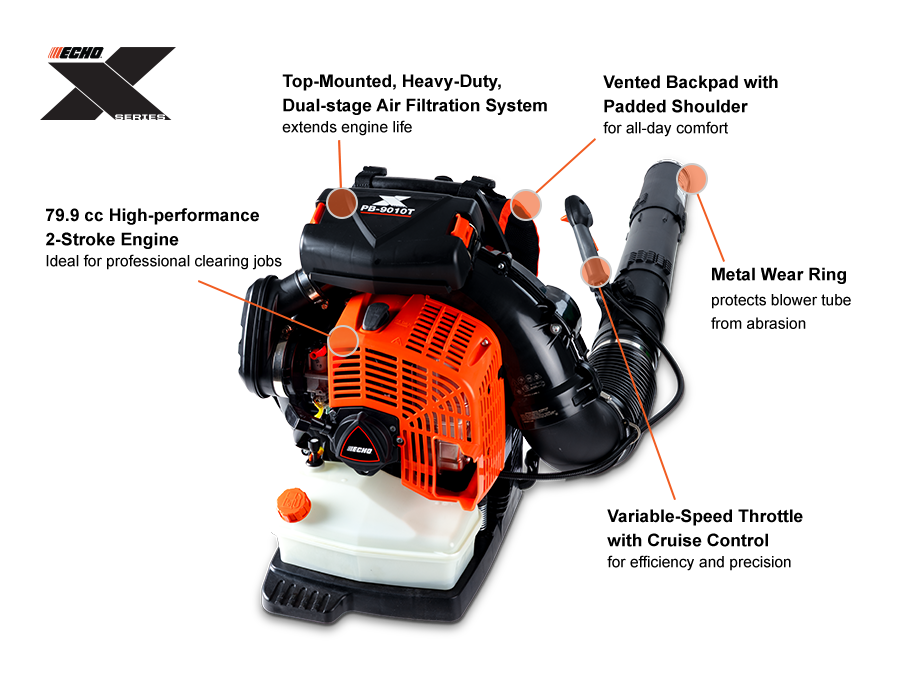 Blowers - echo pb 9010t specs