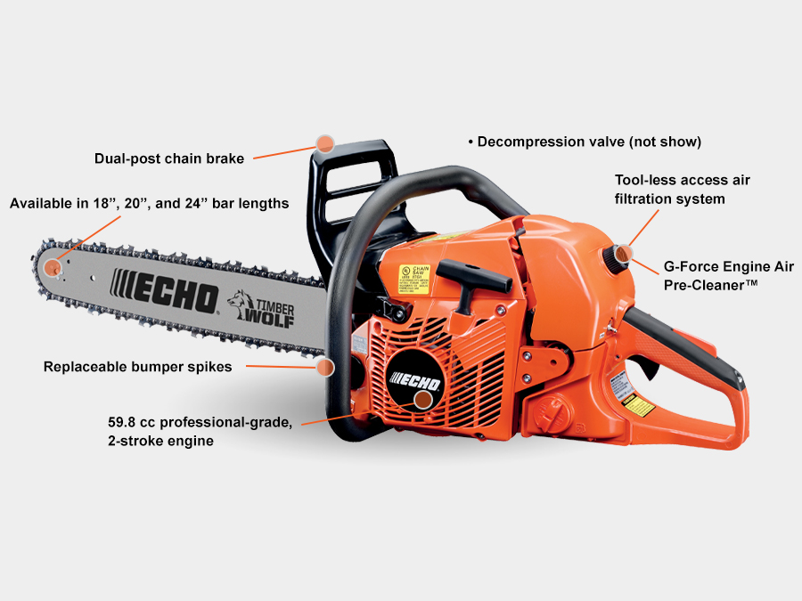Chainsaws - echo cs 590 specs