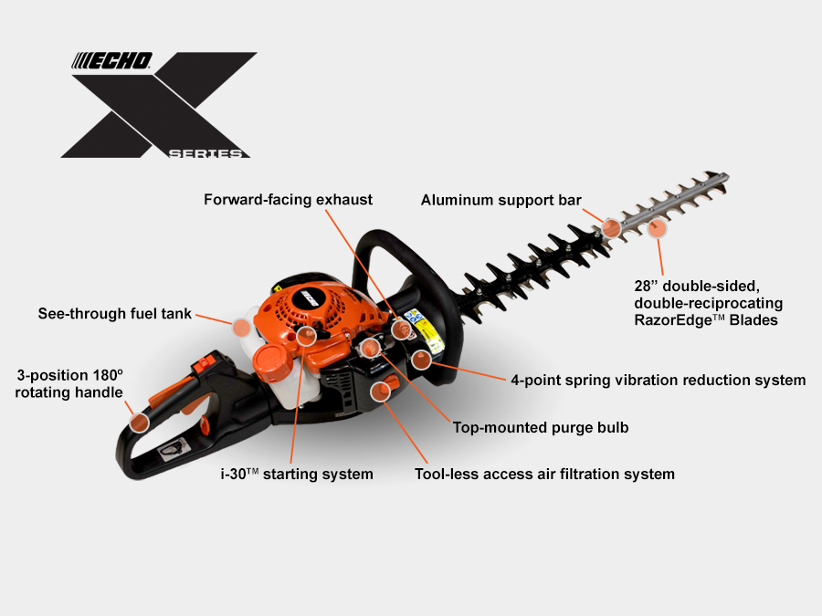 Hedge trimmers - echo hc 2810 specs