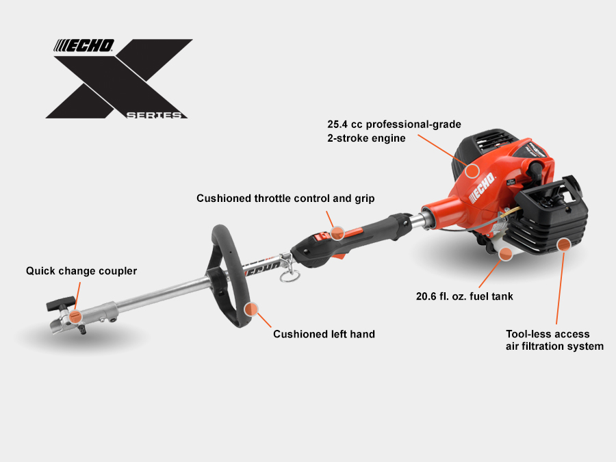 Multi attachment tools - echo pas 2620 attachment series