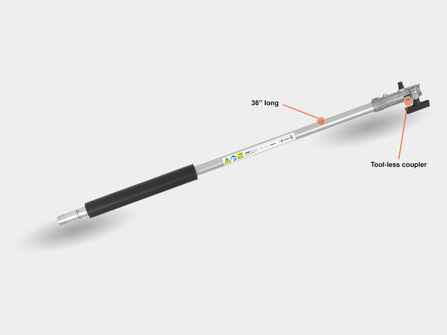 Multi attachment tools - echo pas 3ft extension attachment