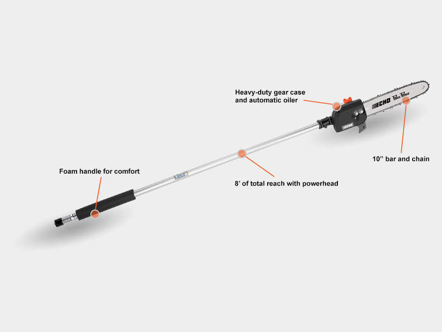 Multi attachment tools - echo pas power pruner attachment