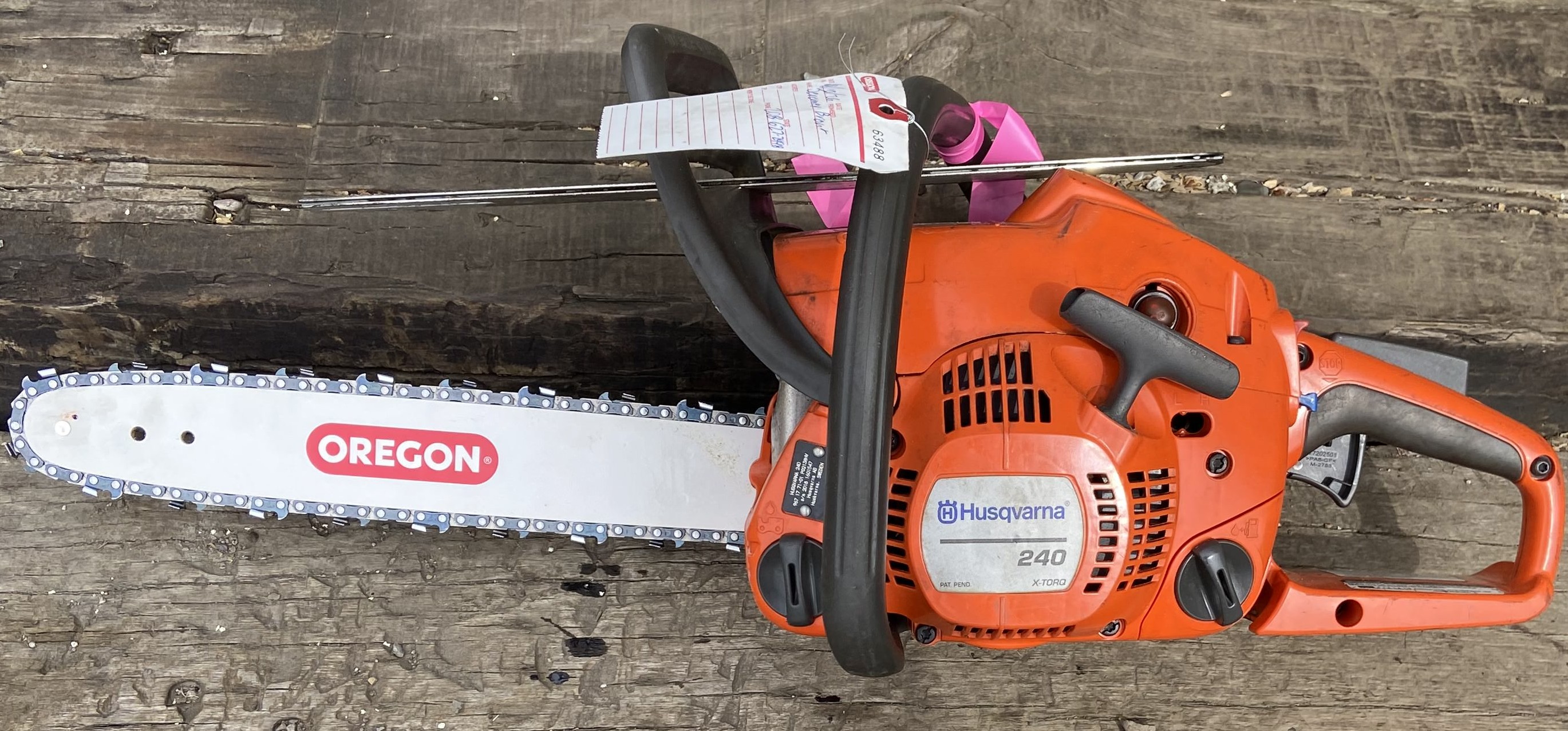 Completed Repair - husqvarna 240 completed