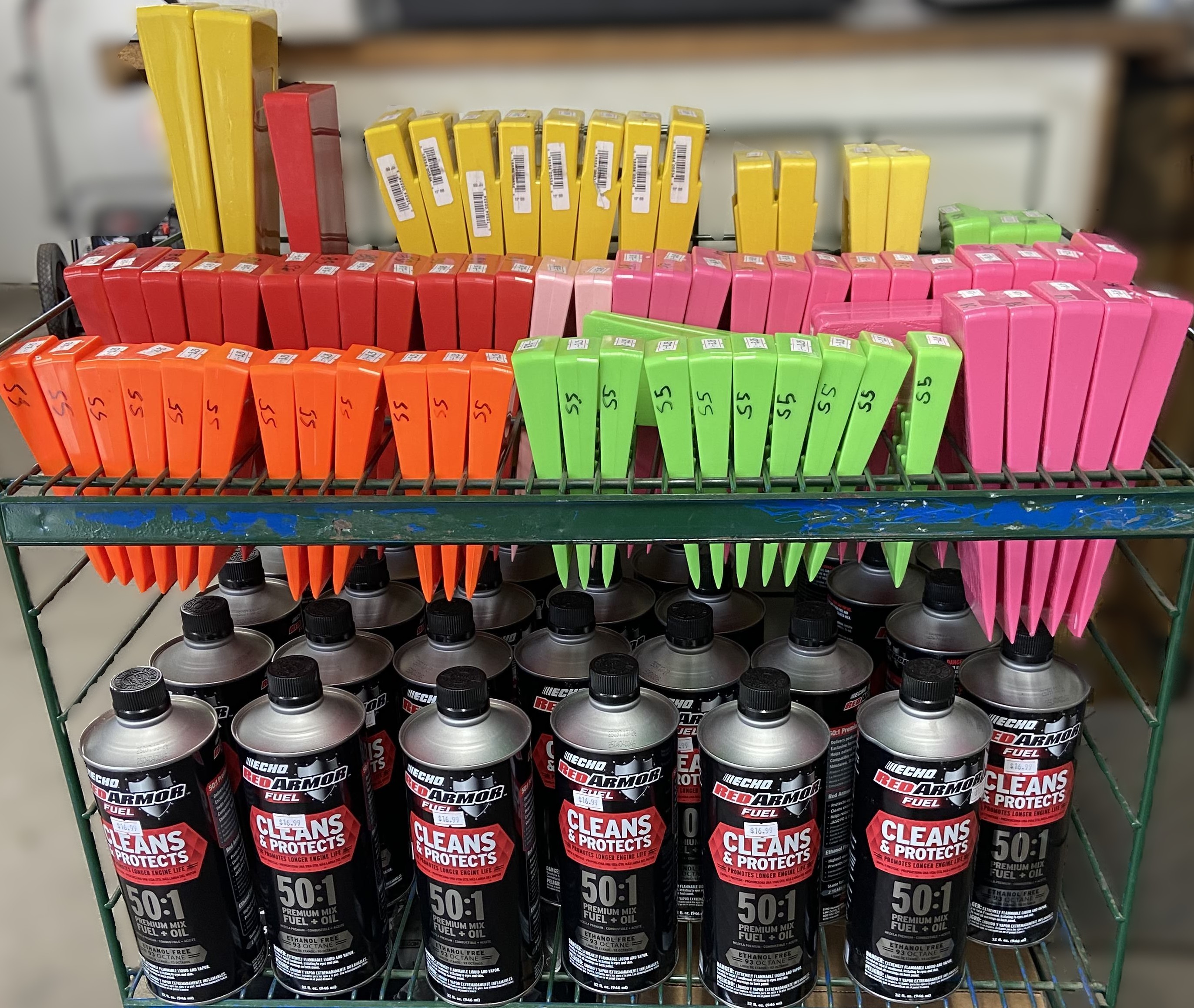 Showroom - wedges and premix 50to1 2 cycle fuel