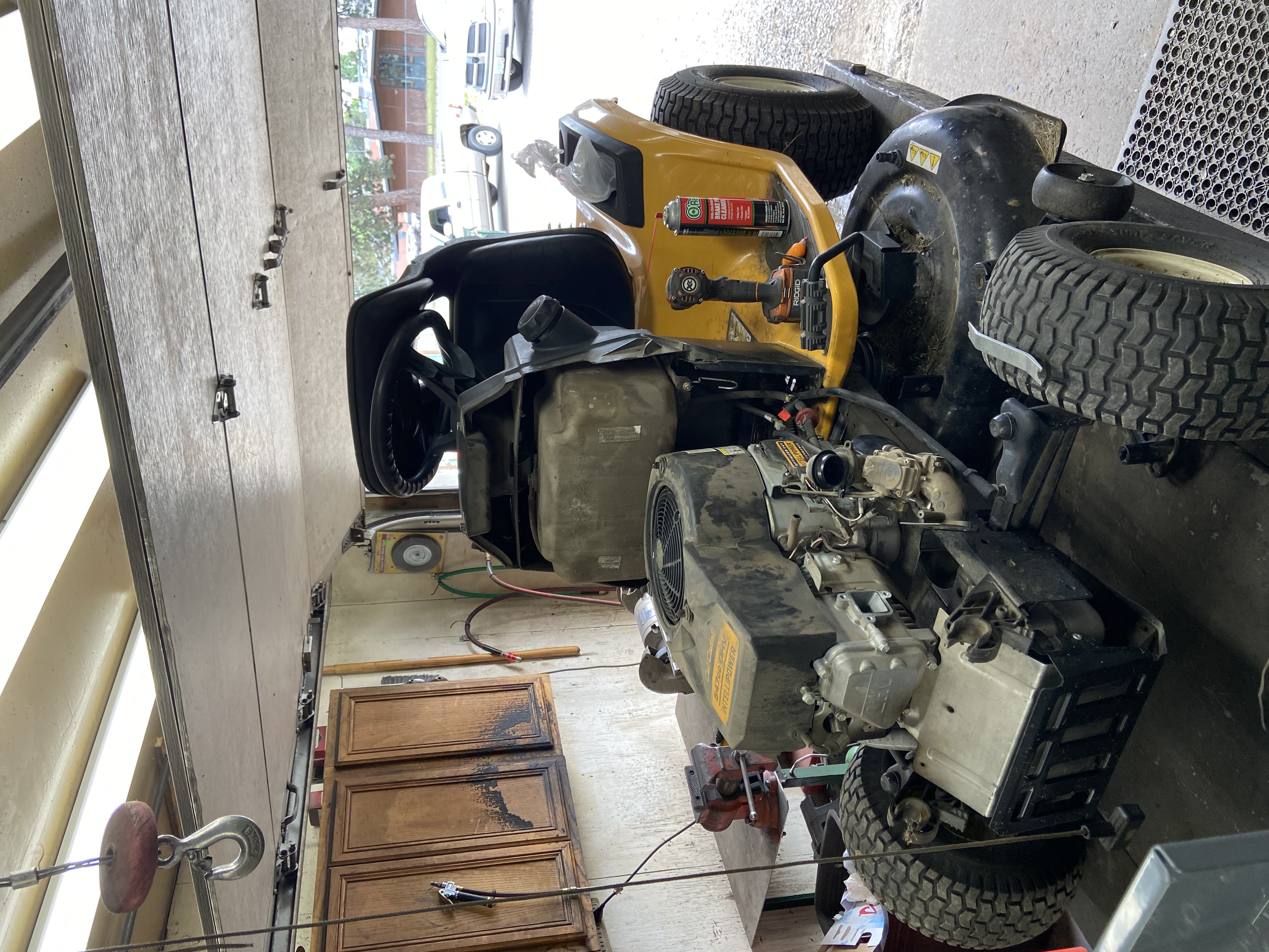 Work In Progress - cub cadet rider front left