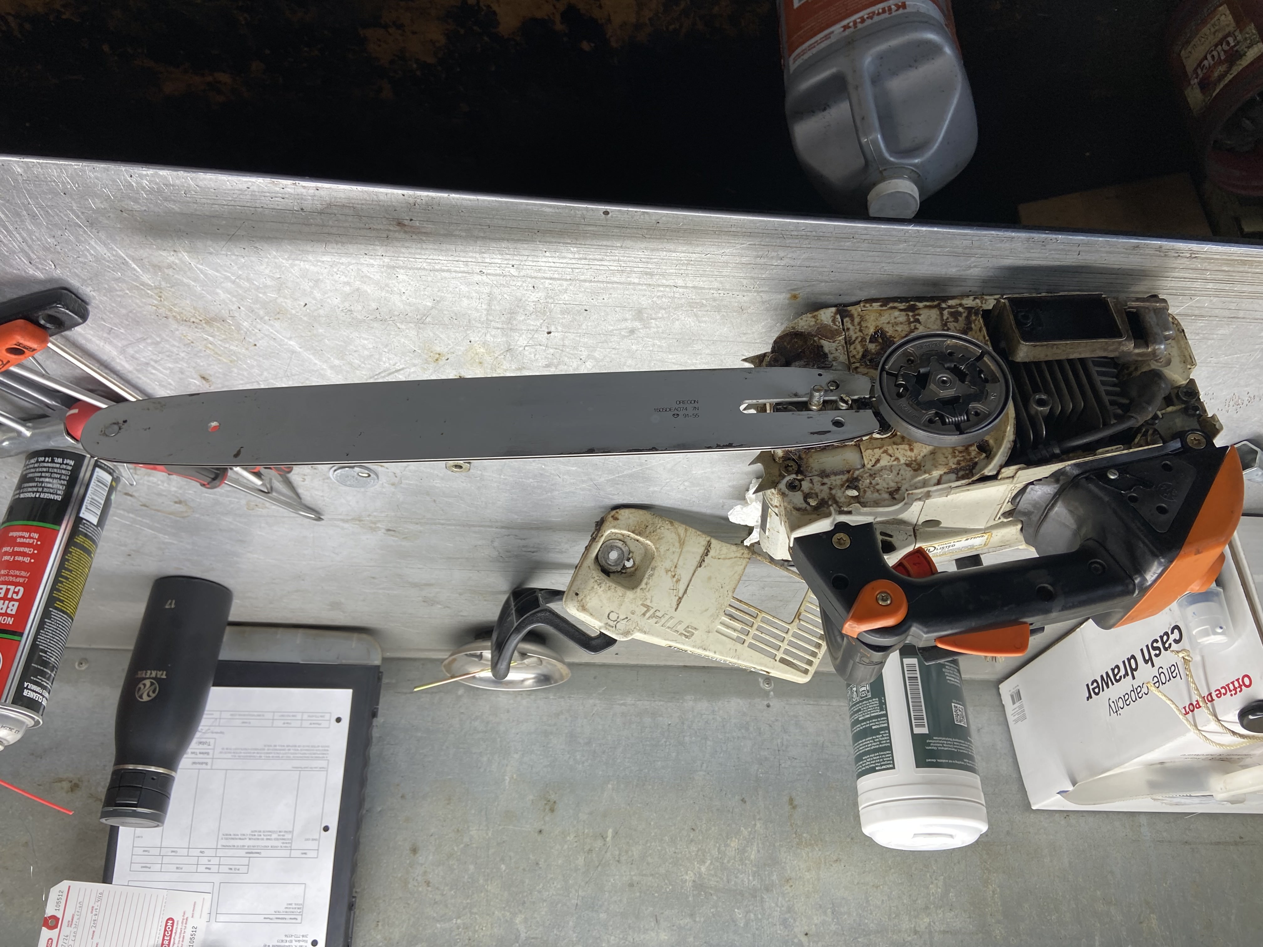 Work In Progress - stihl ms 200t