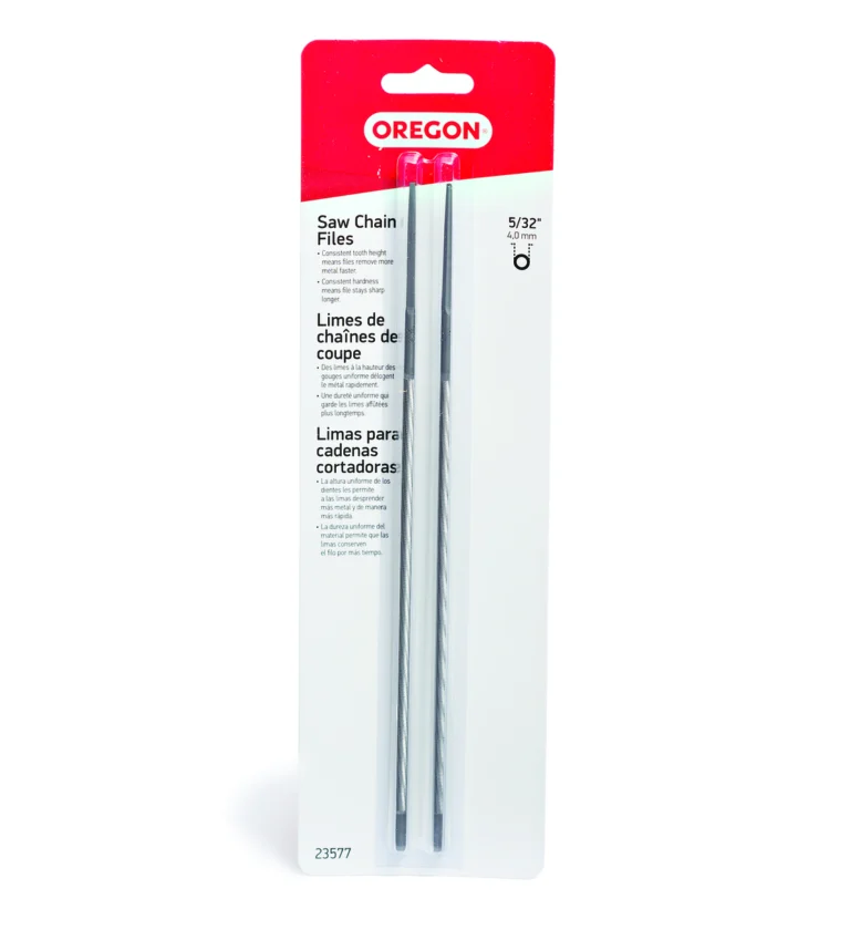 Oregon® 5/32 in. Round Saw Chain Files (2-Pack), for 3/8 in. low profile and 1/4 in. pitch saw chain 23577